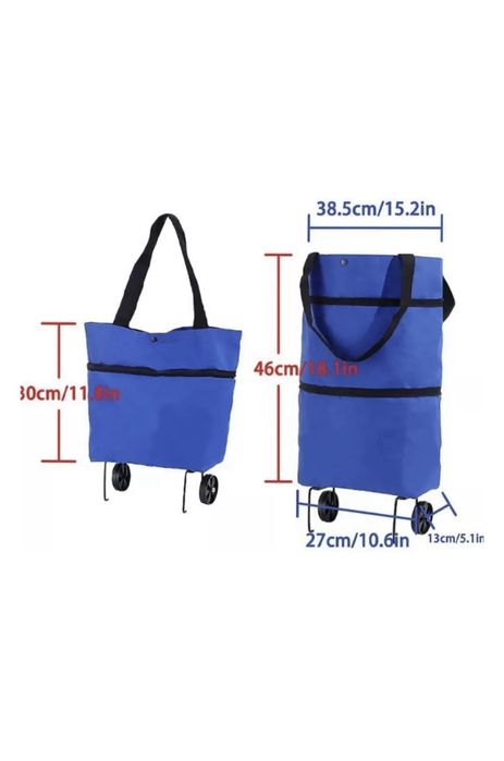 Сумка шоппер на колесиках