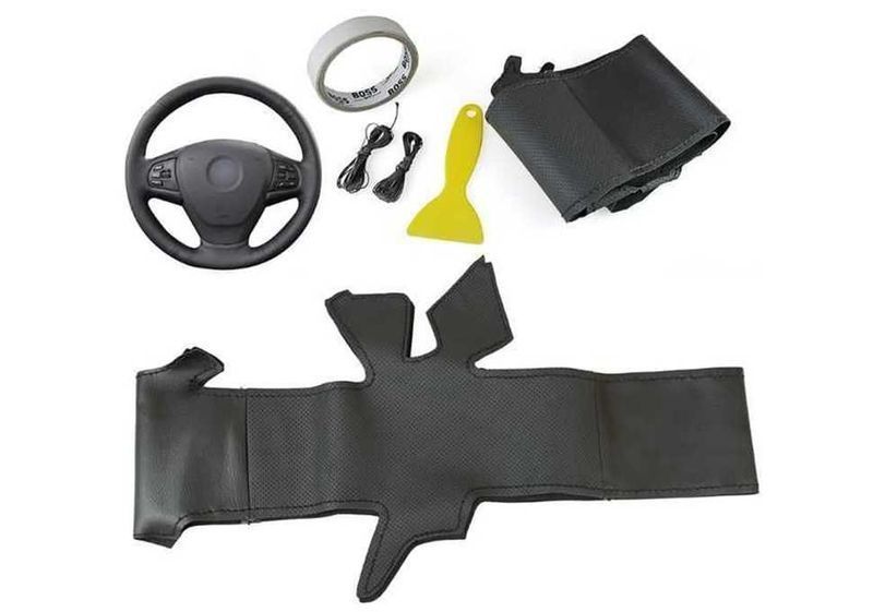 Кожен калъф за волан шиещ, BMW F15, F25, Х3, X5