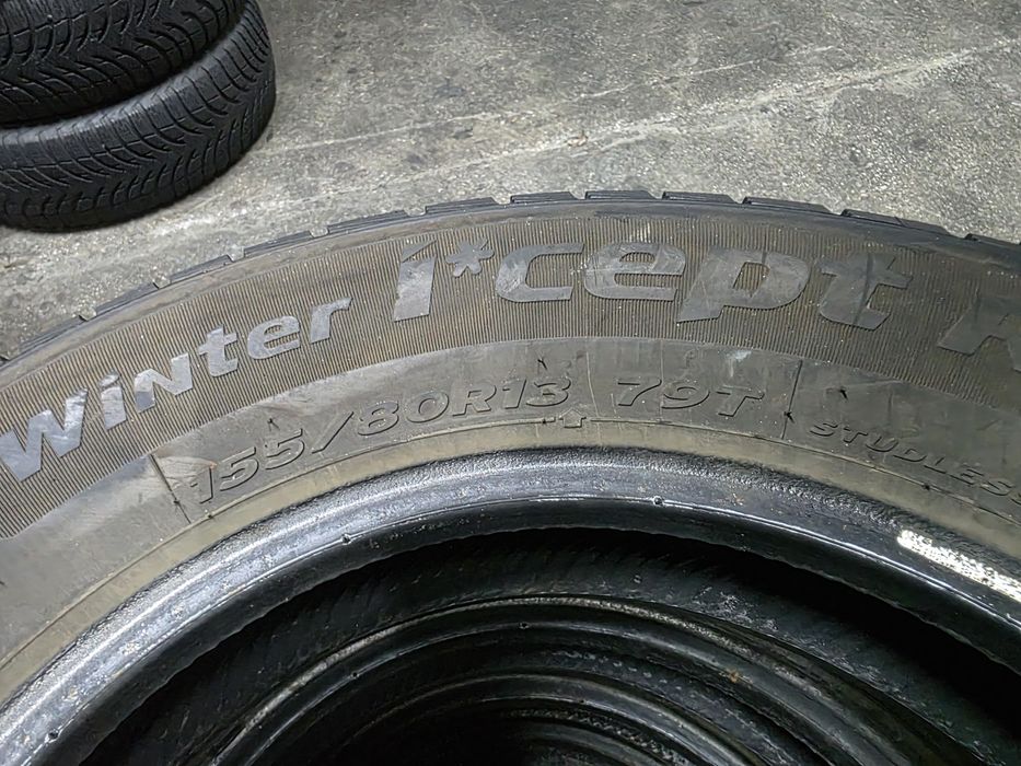 4x 155/80/13 M+S HANKOOK 2019 Stare excelenta