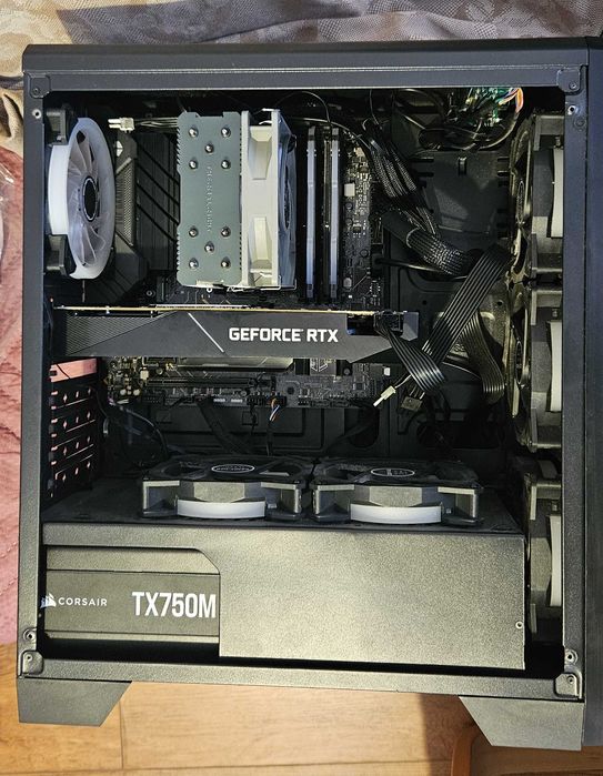Настолен компютър за игри, Intel i5-14600, RAM 32GB, RTX 2070 Turbo