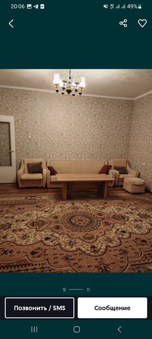 Сдаётся Паркентский 2 комн.