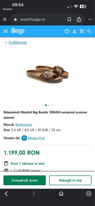 Papuci birkenstock