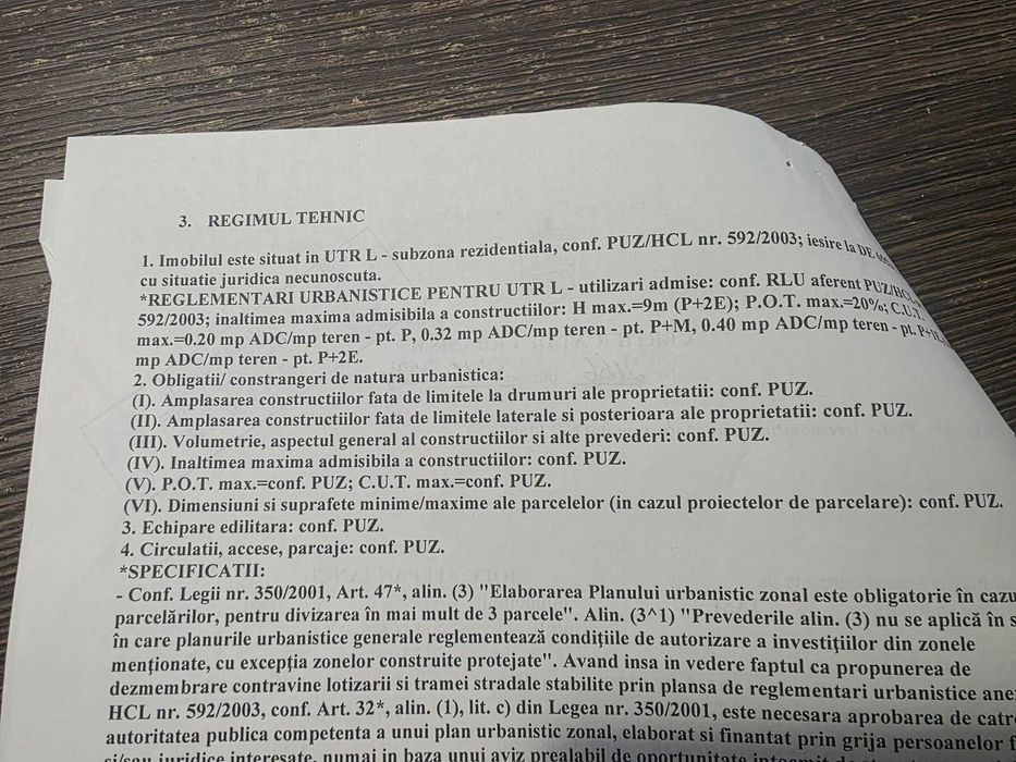 teren intravilan iasi zona  bucium