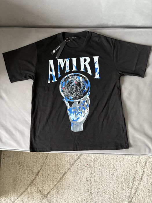 Tricou Amiri Negru nou cu ethictea S