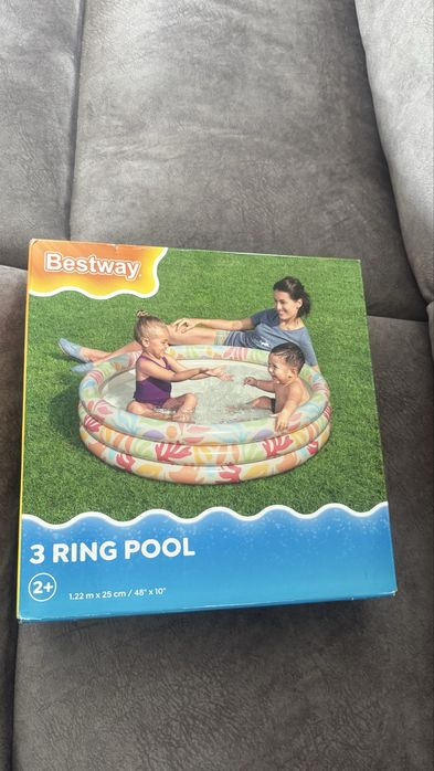 Piscină gonflabilă Bestway 3 Ring Pool – 122 x 25 cm