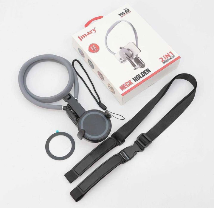 JMARY MG-02 — удобный шейный держатель MagSafe 360°