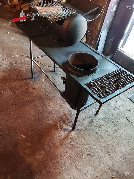 Мангал с под казаником в сборе