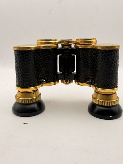 Ранен Carl Zeiss Jena Teleater 3x №249692 – театрален бинокъл около 1910 г. с оригинален калъф