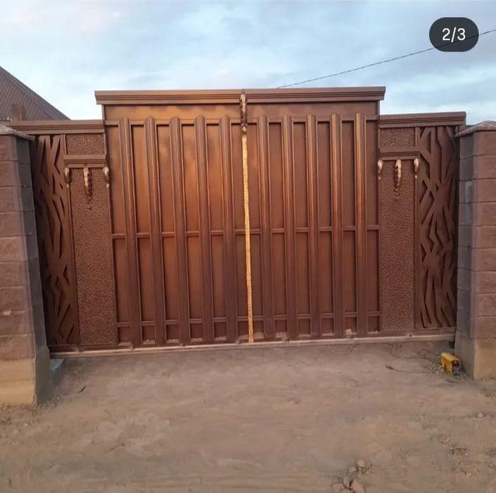 Сварочные работы Навес. Забор