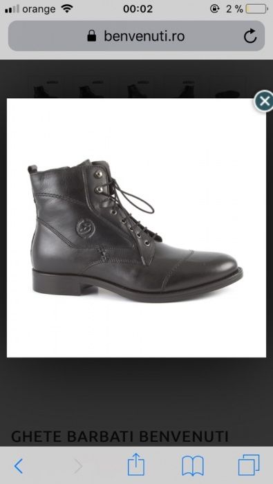 Ghete bărbați Benvenuti noi 41  27 cm de casual