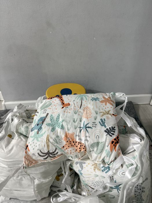 Бортики подушки для манежа