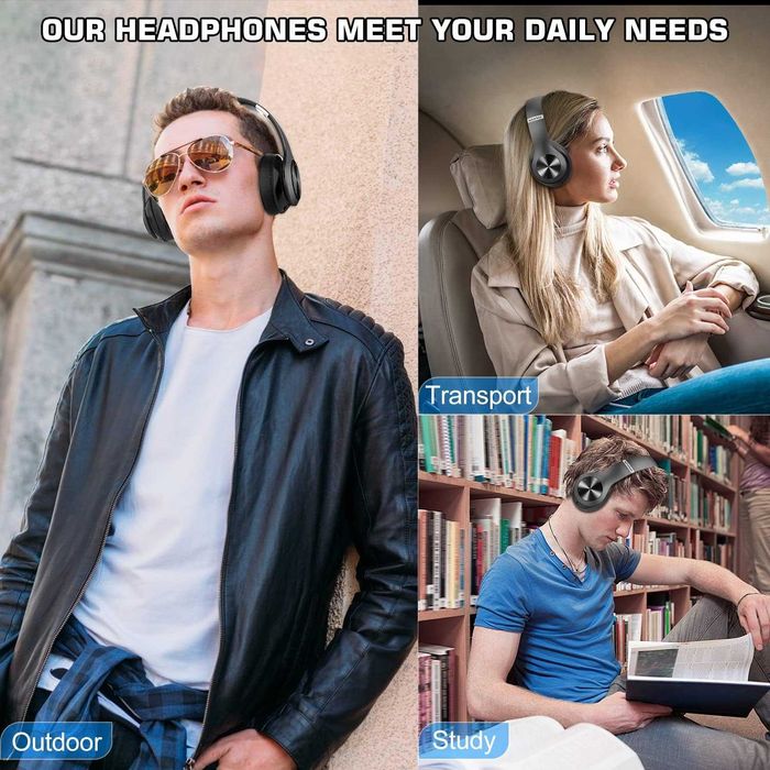 Bluetooth слушалки за уши Мубести