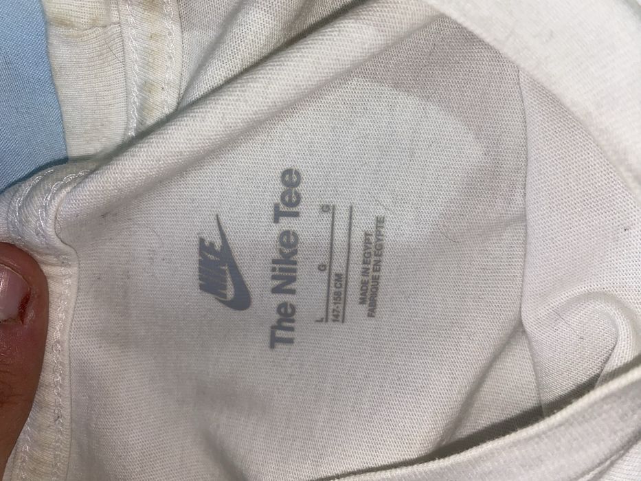 Tricou Nike Sportswear mărimea L juniori (Alb)