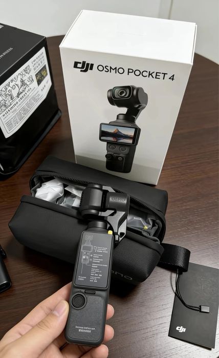 DJI Osmo Pocket 4 camera stabilizata 4K gimbal NOU