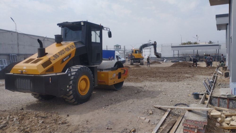 Аренда вибра каток 16 тонн