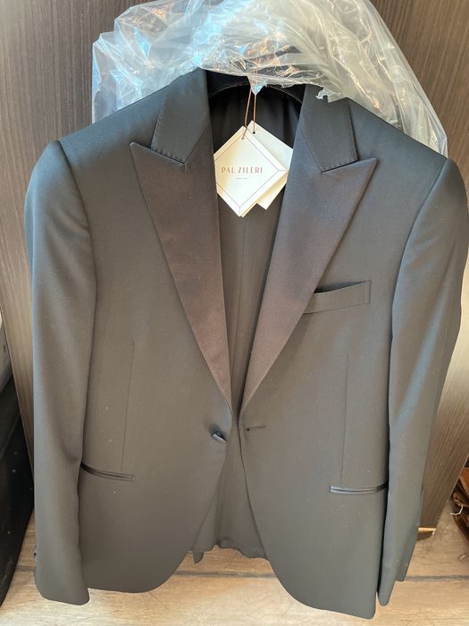 Vand costum pal zileri nou 50 black tie elegant, pret site 2000eu