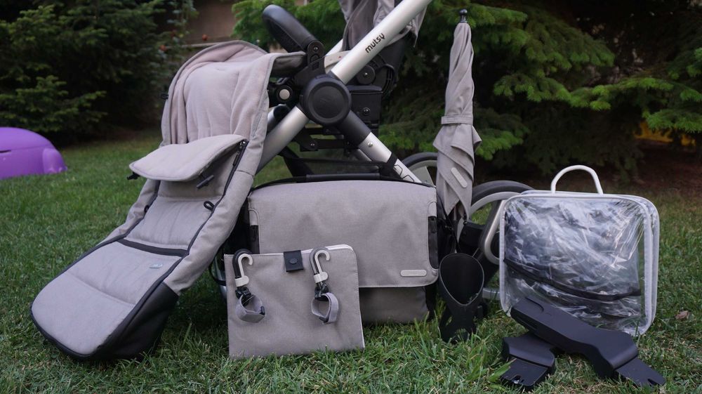 Mutsy evo bold pabble grey standart-детска количка 2 в 1