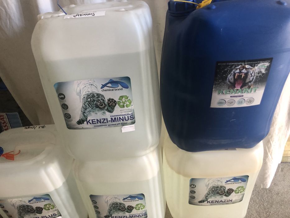 Химия для бассейна, хлор, альгицид