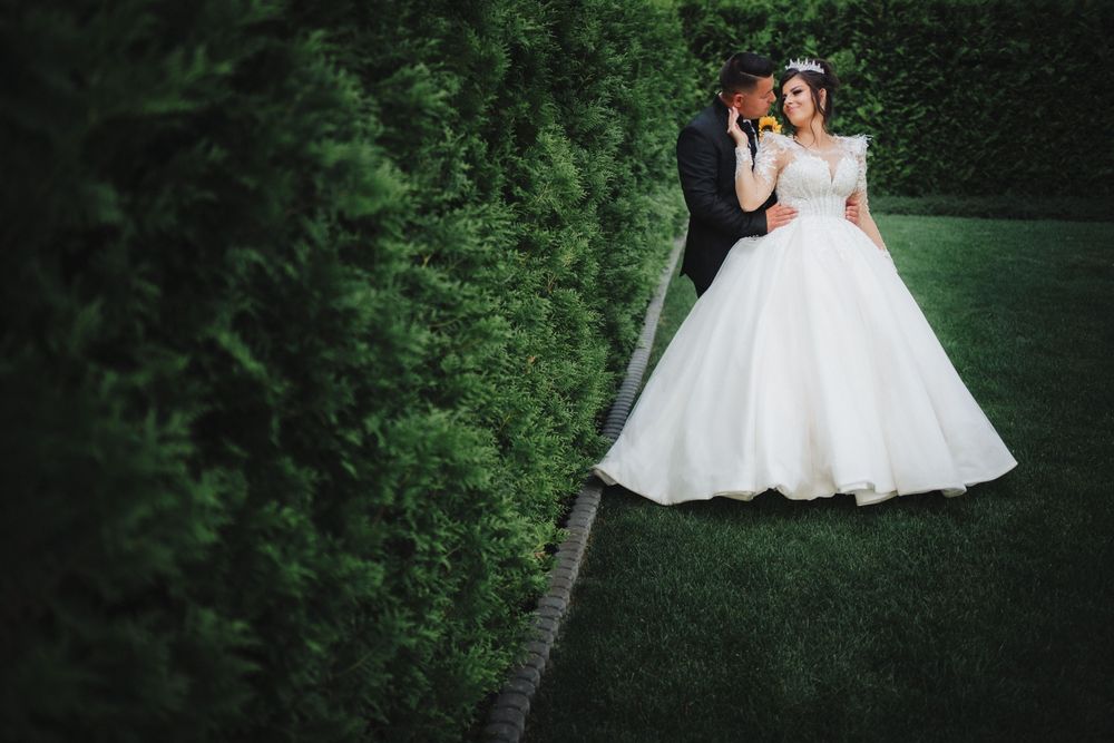 Rochie de mireasă pe corset S-M