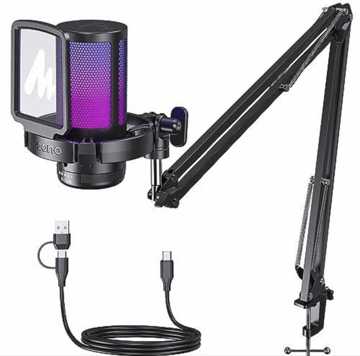 Maono DGM20S Black — профессиональный USB микрофон