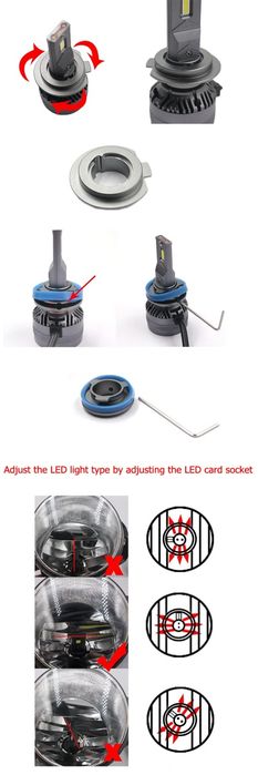 Лед Крушки TitaN 34 - H4 H7 H11  *LED CANBUS* 34 000 lm.  + Подарък