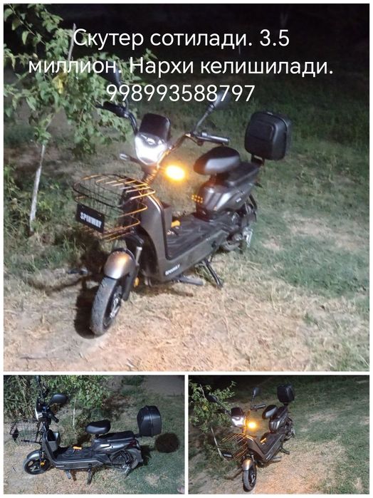 Скутер сотилади, холати янги 2024 йил чиккан.