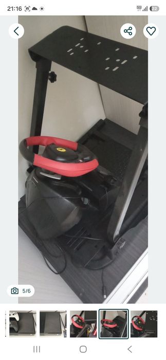 Vand volan Ferrari+scaun cu pedale
