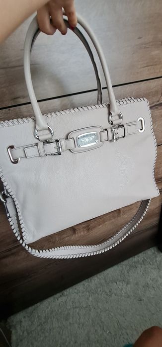 Geanta piele naturala Michael Kors Whipped Hamilton EW