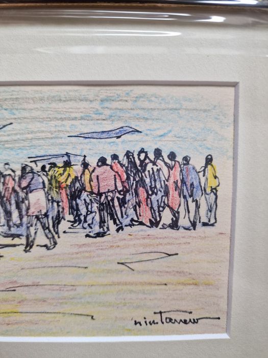 Рисунка от известния български художник Никола Танев