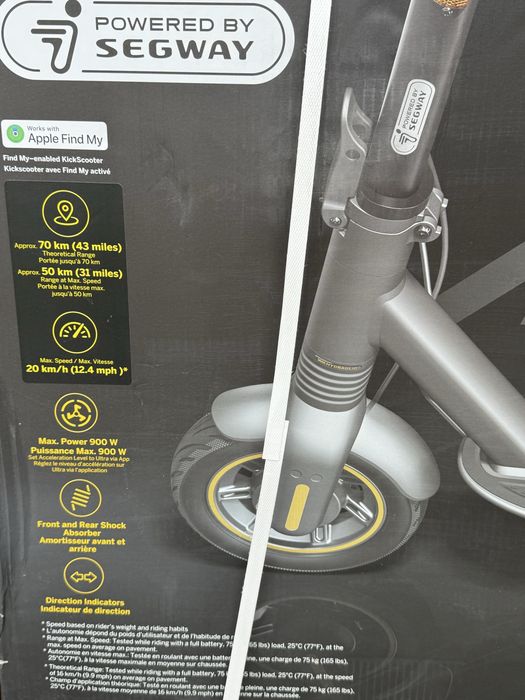 Vând trotinetă electrică Segway Ninebot Max G2, nouă,