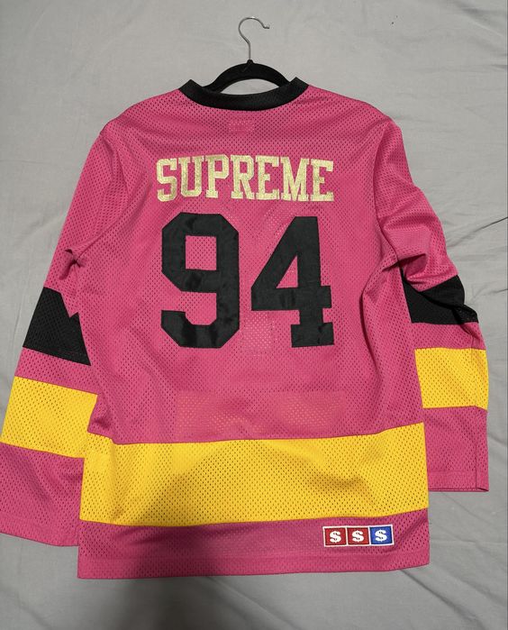 Supreme Hockey Jersey Pink / Yellow – Original