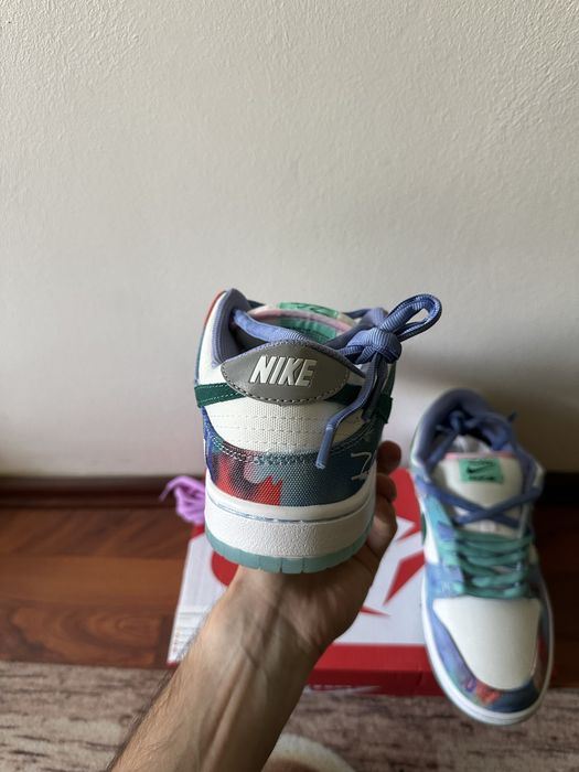 Nike SB Dunk Low Futura Laboratories Bleached Aqua