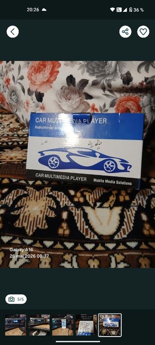 Vând casetofon auto nou desfăcut pentru proba