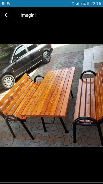 Vand set masa cu banca