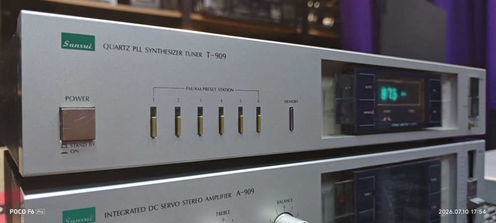 Усилитель Sansui A-909 , в отличном состоянии.