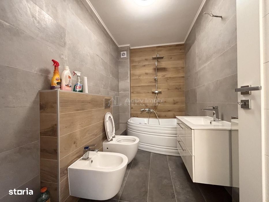 Apartament 3 camere bloc nou - 68 mp  util + balcon 10 mp - Mobilat si