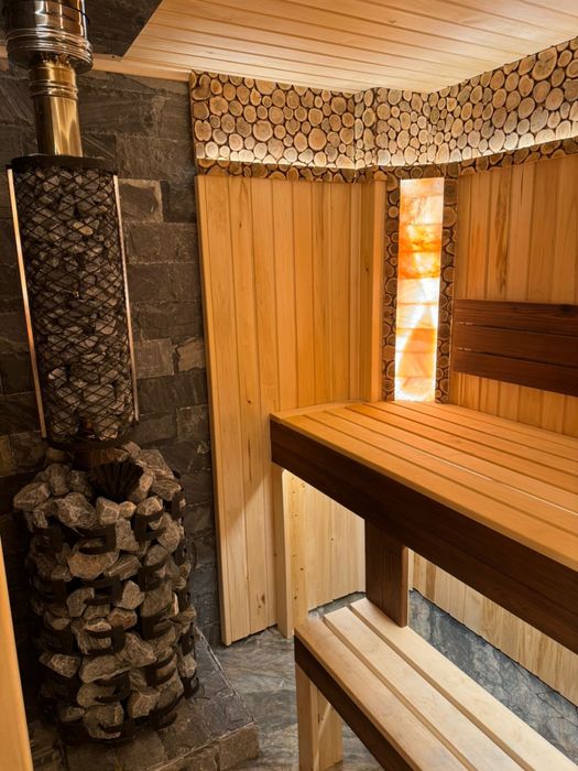 Установка печей для бани