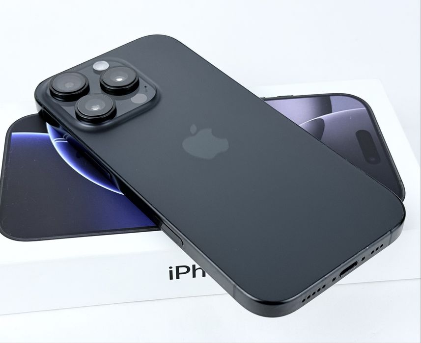 Apple iPhone 16 Pro 256GB Black Titanium 100% Батерия