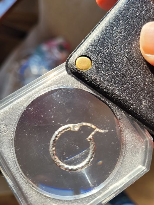 Сребърна  обеца проба  925