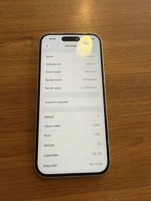 iPhone 15 128GB Impecabil