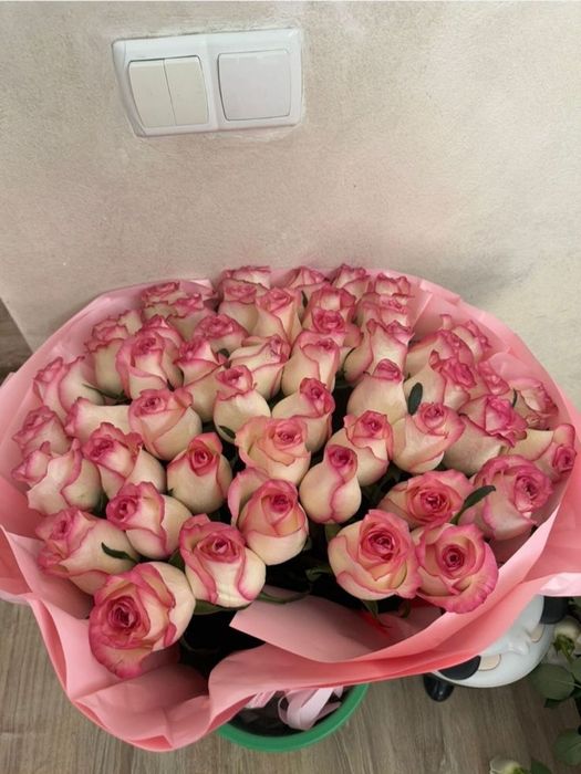 Акция, цветы, букеты