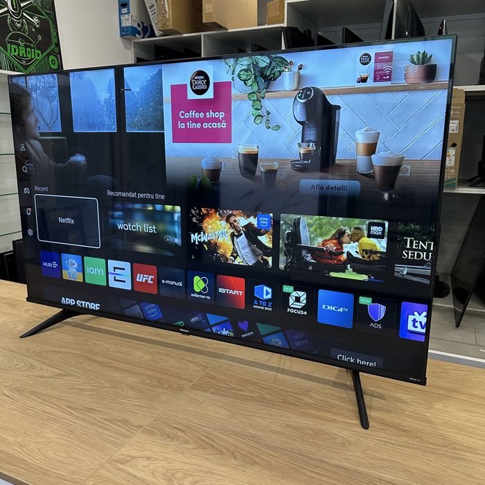 Televizor Smart TV 4K HDR 163cm Hisense 55A6BG \ Garantie \ iDroid