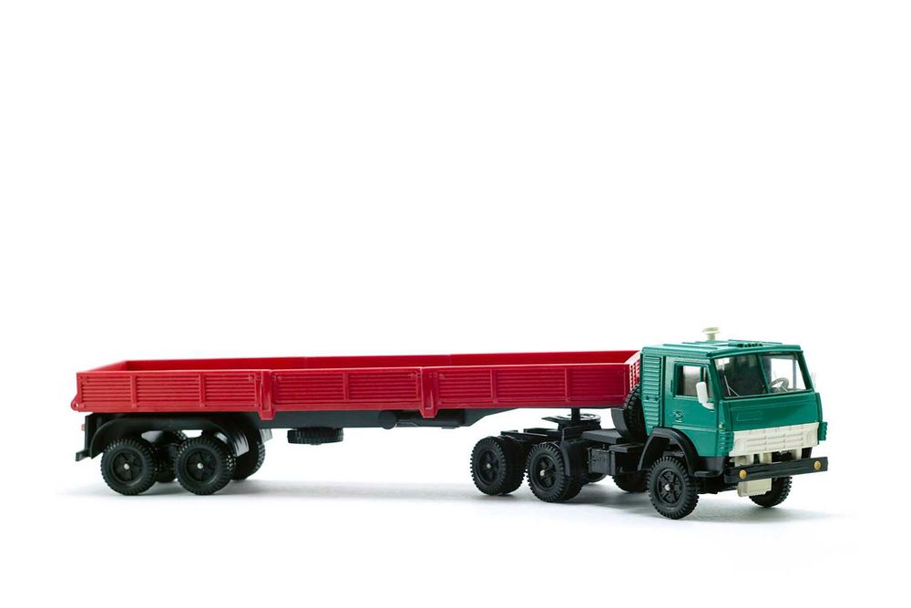 КАМАЗ-5410 Седельный тягач с полуприцепом, про-во СССР, масштаб 1:43.