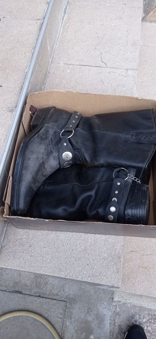 Кожени ботуши за чопър