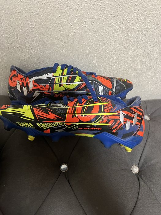 Ghete fotbal Adidas Nemeziz Messi 19.3 FG- editie Barcelona marimea 40