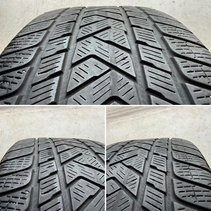 4бр. КАТО НОВИ 20” ОРИГИНАЛНИ Джанти “BRAGA” 5х112 Със Зимни Гуми 285/45R/20 *PIRELLI* за -VW TOUAREG/MERCEDES CLS/AUDI Q7/SQ7/Vag- 9.0Jx20H2, ET33