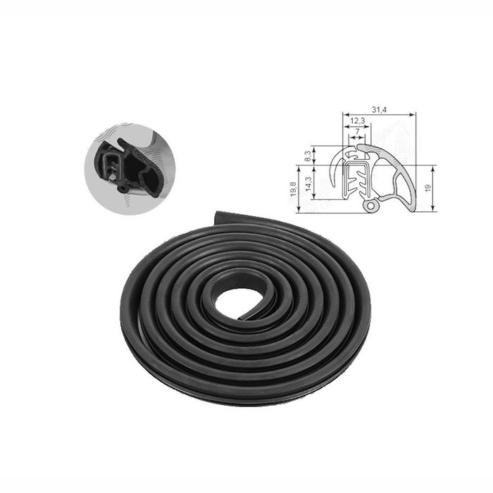 Cheder usa fata/spate Seat Ibiza/Cordoba 6L 2002-2009, VW Caddy 2004-2015; Lupo 1998-2005; cu armatura metalica, 5 metri in pachet