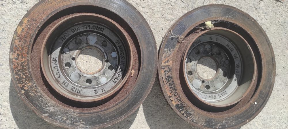 Задние вентилируемые диски на субару