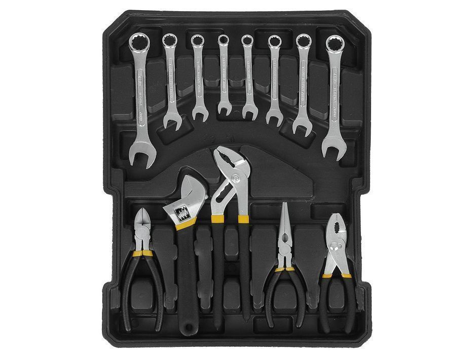 Cutie valiza din aluminiu pe roti echipata cu scule 187 piese