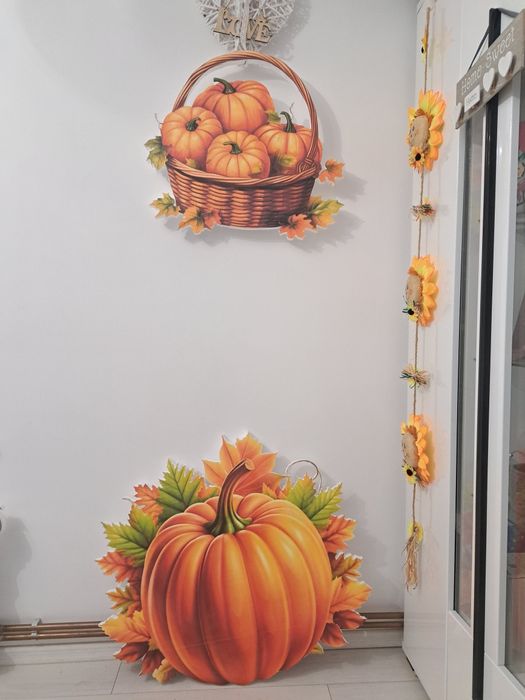 Vand decor de Halloween lucrat manual